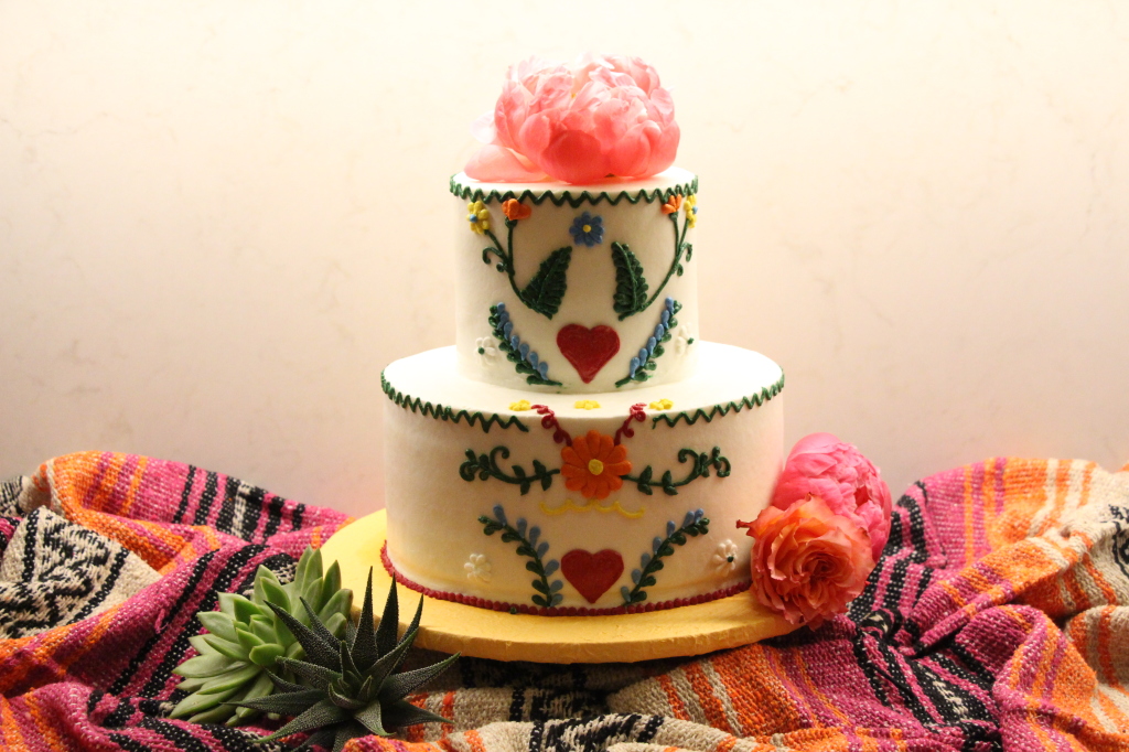 Fiesta wedding cake topper