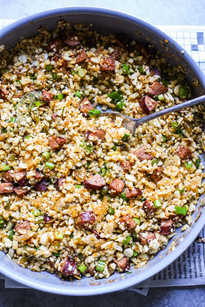 Dirty Cajun Cauliflower Rice
