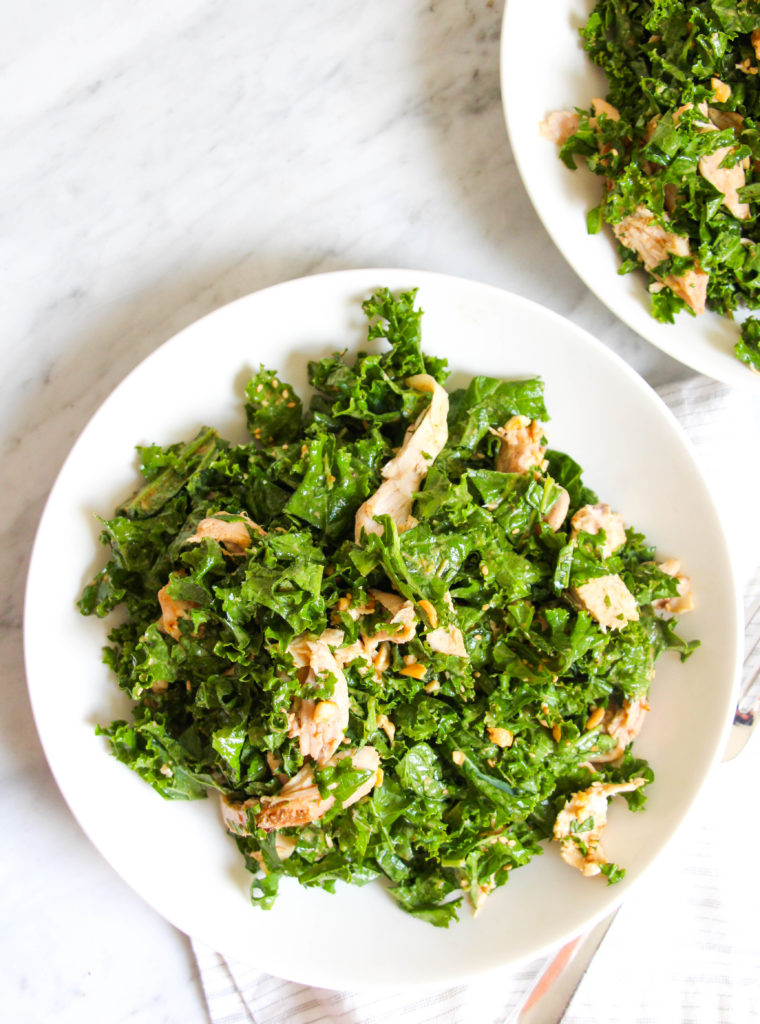 Kale and Mint Salad with ‘Peanut’ Vinaigrette The Defined Dish