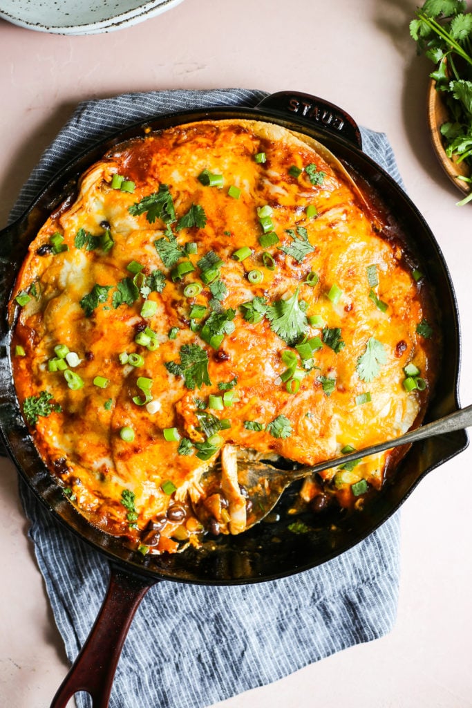 Chipotle Chicken Enchilada Skillet